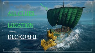 Assassin´s Creed Odyssey DLC KORFU  ALL 5 TREASURE CLUES STOPY LOCATIONS [upl. by Tiraj971]