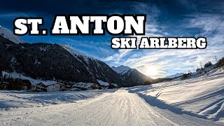 SKI ARLBERG ST ANTON  Valfagehr via Gampen to Sonnenwiese [upl. by Fisher174]