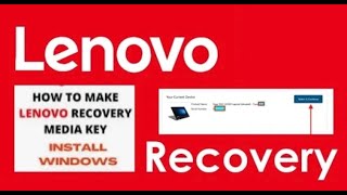 Create a Recovery USB Key with Lenovo Digital Download Recovery Service for Windows 10 Yoga Recovery [upl. by Burnside63]