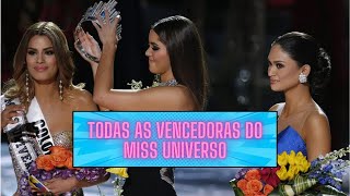 TODAS AS VENCEDORAS DO MISS UNIVERSO 19522023  Flávio Costa [upl. by Saddler]