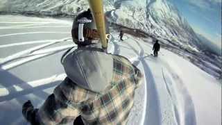 SkiSnowboard  Hatcher Pass Road Runs [upl. by Olodort]