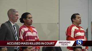 3 charged with 6 South Monterey County murders 1 shooter outstanding [upl. by Eednyl]