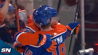 Oilers Double Up With Zach Hymans PowerPlay Snipe In Game 6 [upl. by Inahet28]