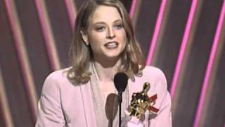 Jodie Foster Wins Best Actress  64th Oscars 1992 [upl. by Jobina427]