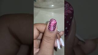 Easy nail art designs with safety pin 🧷🧷nailartdesigns nailart2024 nailart youtubeshorts shorts [upl. by Newby]