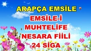 arapça emsile nesara fiil çekimi 24 sıga [upl. by Attenaej]