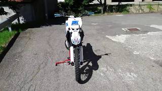 TM Racing MX 250 amp HGS exhaust sound HD [upl. by Sidonia]