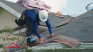 Florida 5 Star Roofing  Central Florida Post Storm [upl. by Younglove]