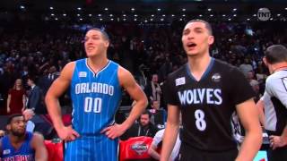 2016 NBA Slam Dunk Contest  Aaron Gordon vs Zach LaVine HD Full [upl. by Eisdnyl]