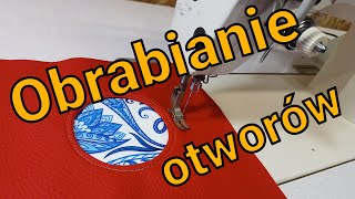 Szycie otworów okienek w torebkach poduszkach  krok po kroku [upl. by Grati]