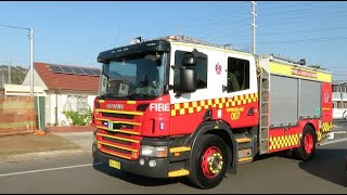 Multiple FRNSW Responding  Arrival at Structure Fire [upl. by Sinnard]