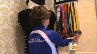 Brooklyn Boy Takes Home World Childrens Fencing Championship [upl. by Attenhoj]