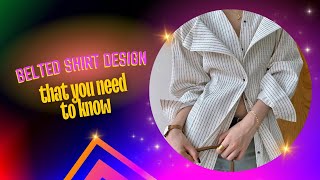 BELTED SHIRT DESIGNS by Womensfashiongallery youtube youtubeshorts ytshorts viral subscribe [upl. by Macdonald]