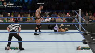 RKO VS CRISTHIAN ONE MORE MATCH SHOWCASE WWE 2K15 [upl. by Dallis]