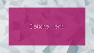 Dakota Hart  appearance [upl. by Ailemak]