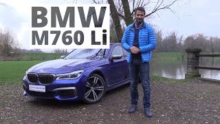 BMW M760Li 66 V12 610 KM 2017  test AutoCentrumpl 365 [upl. by Ertnod749]