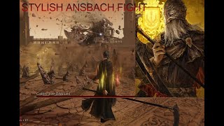 Ansbach vs Godfrey  Stylish Fight  Elden Ring [upl. by Redna476]