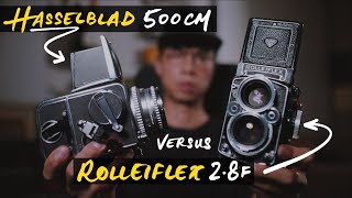 Why Hasselblad 500cm Review vs Rolleiflex 28F [upl. by Atla112]