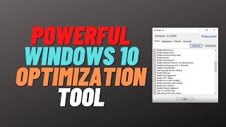 Powerful Windows 10 Optimization Tool [upl. by Ennahs]