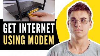 How To Connect Internet With Modem  Step by Step 2024 [upl. by Rasure]