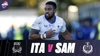 EXTENDED HIGHLIGHTS  Italy v Samoa  Autumn Nations Series [upl. by Halyak668]