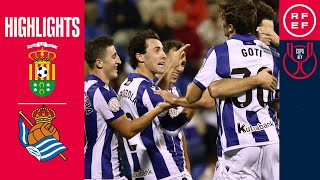 RESUMEN  FC Jove Español 05 Real Sociedad de Fútbol  Copa del Rey  Primera Eliminatoria [upl. by Parhe928]