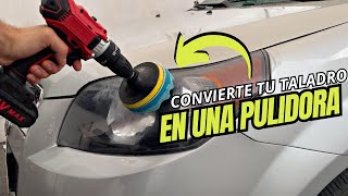 COMO CONVERTIR TU TALADRO EN UNA MAQUINA DE PULIR [upl. by Lidia]