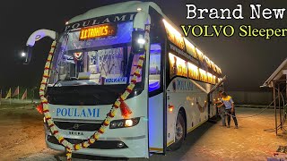 Siliguri to Kolkata VOLVO Sleeper  Poulami Paribahan VEERA Journey Vlog [upl. by Linneman]