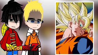 Animes React To Dragon Ball  Tribute to Akira Toriyama  Gacha React [upl. by Aenel]