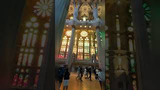 Inside the Sagrada Familia in Barcelona [upl. by Oniger618]