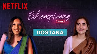 Behensplaining  kushakapila5643 amp drtrintrin review Dostana  Netflix India [upl. by Rennane]