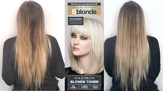 JEROME RUSSELL BBLONDE TONER REVIEW  ICE BLONDE TONER DEMO AND REVIEW  BEFORE AND AFTER [upl. by Airdua313]