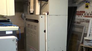 Comfortmaker EnviroPlus 90 RPJ II Furnace Startup amp Shutdown [upl. by Ylrebmek]