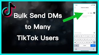 How to bulk send direct message to many TikTok Users in 2024 [upl. by Gibun]