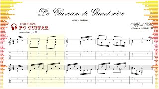 Alfred Cottin Le clavecin de grand mere guitar duo [upl. by Johnny880]