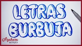 Curso de lettering  Lección 28 Letras Burbuja Graffiti ✅ Alfabeto Completo [upl. by Marinelli4]