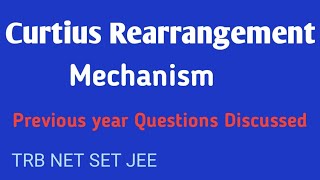 curtius rearrangement in tamil  TRB  POLY TRB  NET  SET  IITJAM  SANTHOSHCHEMISTRY [upl. by Bille]