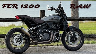 INDIAN FTR 1200  SampS EXHAUST SOUND ONLY  RAW POV 4K [upl. by Palumbo453]