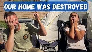 Our Home was Destroyed by Hail Storm and Flash Flood  Our Story Part 10 [upl. by Llehcar449]