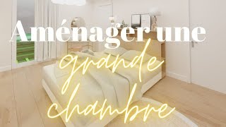 Aménager une grande chambre  des exemples concrets [upl. by Baillieu]