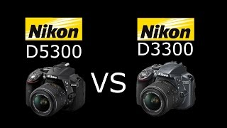 Nikon D5300 vs Nikon D3300 en Español  VS Digital [upl. by Aronle267]