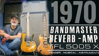 HUGE Fender Bandmaster Reverb STACK  Versatile ACDC STONES Morricone SURF [upl. by Brewer143]