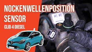 Wie Clio 4 15 dCi Nockenwellenpositionssensor wechseln 🚗 [upl. by Higinbotham]