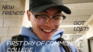 MY FIRST DAY OF COMMUNITY COLLEGE [upl. by Yrroc]