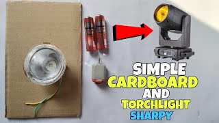 How To Make Sharpy Light With TorchLight And Cardboard  Simple Sharpy Light At Home [upl. by Naida]