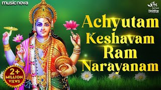 MOST BEAUTIFUL SONG OF LORD VISHNU EVER  Vishnu Songs  Achyutam Keshavam Ram Narayanam [upl. by Horvitz]