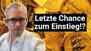 Goldpreis Update  es geht abwärts im Gold [upl. by Naugan]