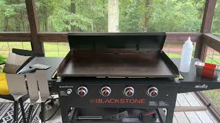 Blackstone 36” Griddle with Hood amp Four Burners  A Review [upl. by Dwaine]