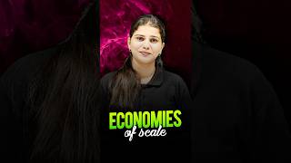 Economies of Scale✅  Explained in Hindi economics ytshorts magnetbrains [upl. by Aryahay]