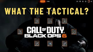 Black ops 6  These are the TACTICALS you should be using [upl. by Towne]